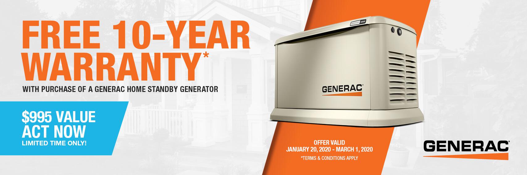 Homestandby Generator Deal | Warranty Offer | Generac Dealer | Great Bend, KS
